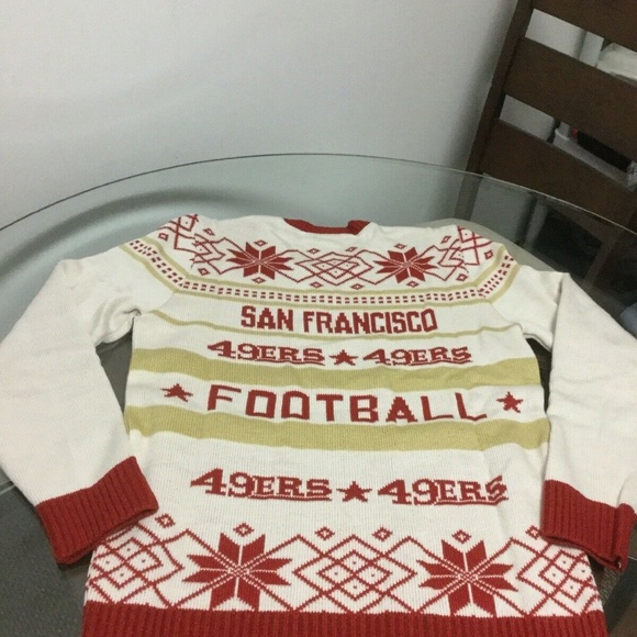 San Francisco 49ers Junk Food Christmas Sweater - Picture 4 of 4
